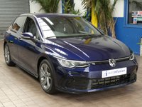 USED 2022 71 VOLKSWAGEN GOLF 1.5 eTSI MHEV R-Line Hatchback 5dr Petrol Hybrid DSG Euro 6 (s/s) (150 ps) SAT NAV PART LEATHER INTERIOR ANDROID APPLE CARPLAY CRUISE OCNTROL PARKING SENSORS 1 OWNER SERVICE HISTORY WARRANTY