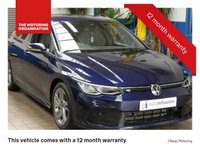 USED 2022 71 VOLKSWAGEN GOLF 1.5 eTSI MHEV R-Line Hatchback 5dr Petrol Hybrid DSG Euro 6 (s/s) (150 ps) SAT NAV PART LEATHER INTERIOR ANDROID APPLE CARPLAY CRUISE OCNTROL PARKING SENSORS 1 OWNER SERVICE HISTORY WARRANTY