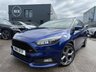 USED 2016 16 FORD FOCUS 2.0 TDCi ST-3 Hatchback 5dr Diesel Manual-2 FORMER KEEPERS FINISHED IN DEEP IMPACT BLUE WITH BLACK LEATHER RECARO SEATS-BLUETOOTH-CRUISE CONTROL-SATNAV-HEATED SEATS-REAR PARKING SENSORS-DAB RADIO-ELECTRIC FOLDING MIRRORS-DUAL ZONE CLIMATE CONTROL 