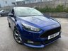 USED 2016 16 FORD FOCUS 2.0 TDCi ST-3 Hatchback 5dr Diesel Manual-2 FORMER KEEPERS FINISHED IN DEEP IMPACT BLUE WITH BLACK LEATHER RECARO SEATS-BLUETOOTH-CRUISE CONTROL-SATNAV-HEATED SEATS-REAR PARKING SENSORS-DAB RADIO-ELECTRIC FOLDING MIRRORS-DUAL ZONE CLIMATE CONTROL 