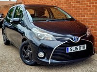 USED 2015 15 TOYOTA YARIS 1.5 VVT-h Icon Hatchback 5dr Petrol Hybrid E-CVT Euro 6 (101 ps) &pound;20 TAX - LOW MILES - REAR CAM