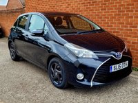 USED 2015 15 TOYOTA YARIS 1.5 VVT-h Icon Hatchback 5dr Petrol Hybrid E-CVT Euro 6 (101 ps) &pound;20 TAX - LOW MILES - REAR CAM