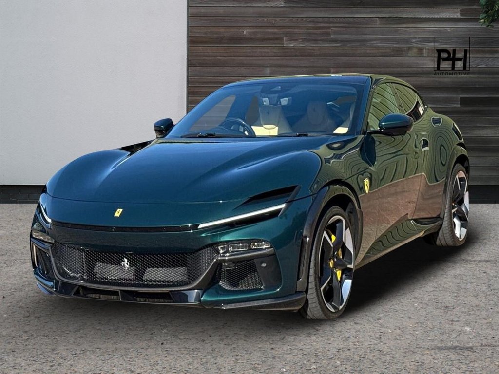 USED 2024 24 FERRARI PUROSANGUE 6.5 V12 SUV 4dr Petrol F1 DCT 4WD Euro 6 (s/s) (725 ps) &pound;133K OPTIONS|VERDE ALMONA|PPF