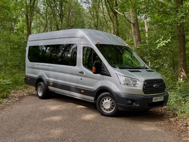 2018 18 Ford Transit 2.2 TDCi 460 HDT Trend Minibus 5dr Diesel Manual L4 H3 (17 seats) (196 g/km, 123 bhp)