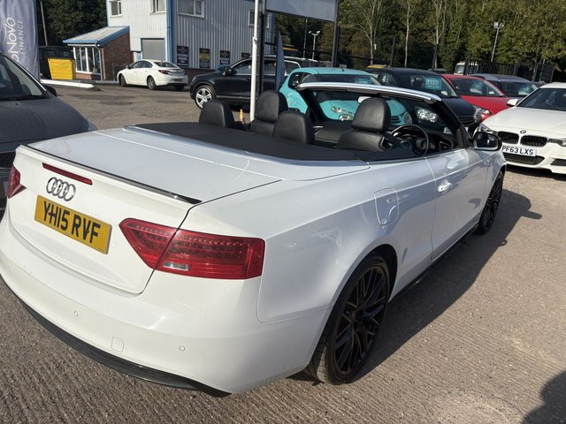 2015 AUDI A5 CABRIOLET 2.0 TDI S line Special Edition Plus Convertible 2dr Diesel Manual Euro 5 (s/s) (177 ps) For finance call 01527 592523 - Photo 5