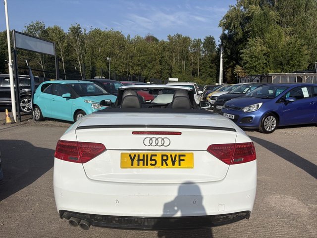 2015 AUDI A5 CABRIOLET 2.0 TDI S line Special Edition Plus Convertible 2dr Diesel Manual Euro 5 (s/s) (177 ps) For finance call 01527 592523 - Photo 10