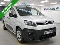 USED 2022 22 CITROEN BERLINGO XL 1.5 BLUEHDI 100 BHP 850 LONG ENTERPRISE 5 SEATER CREWCAB 5 SEATER CREW | 2 OWNERS | CARPLAY | LONG !