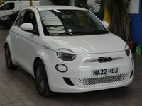 USED 2022 22 FIAT 500E 42kWh Icon Hatchback 3dr Electric Auto (118 ps) SAT NAV ANDROID APPLE CARPLAY PARKING SENSORS