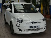USED 2022 22 FIAT 500E 42kWh Icon Hatchback 3dr Electric Auto (118 ps) SAT NAV ANDROID APPLE CARPLAY PARKING SENSORS