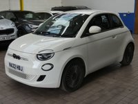 USED 2022 22 FIAT 500E 42kWh Icon Hatchback 3dr Electric Auto (118 ps) SAT NAV ANDROID APPLE CARPLAY PARKING SENSORS