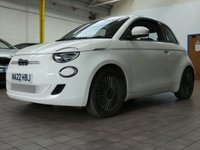 USED 2022 22 FIAT 500E 42kWh Icon Hatchback 3dr Electric Auto (118 ps) SAT NAV ANDROID APPLE CARPLAY PARKING SENSORS