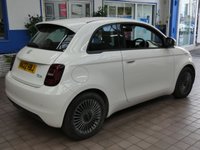 USED 2022 22 FIAT 500E 42kWh Icon Hatchback 3dr Electric Auto (118 ps) SAT NAV ANDROID APPLE CARPLAY PARKING SENSORS