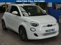 USED 2022 22 FIAT 500E 42kWh Icon Hatchback 3dr Electric Auto (118 ps) SAT NAV ANDROID APPLE CARPLAY PARKING SENSORS