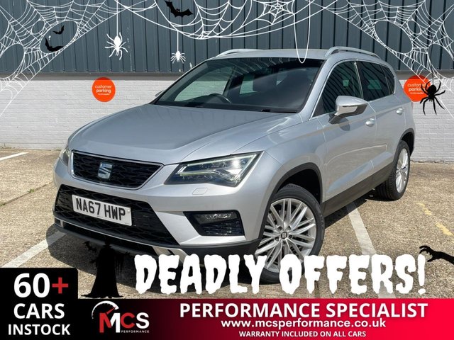 2017 67 SEAT ATECA 1.4 EcoTSI XCELLENCE SUV 5dr Petrol DSG Euro 6 (s/s) (150 ps) HALOWEEN HAS COME EARLY !!
