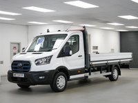 USED 2024 73 FORD E-TRANSIT 425 RWD 198 KWH 270 BHP L4 X-LONG TREND DROPSIDE ( SAT NAV ) DELIVERY MILES | HIGH SPEC | ELECTRIC DROPSIDE