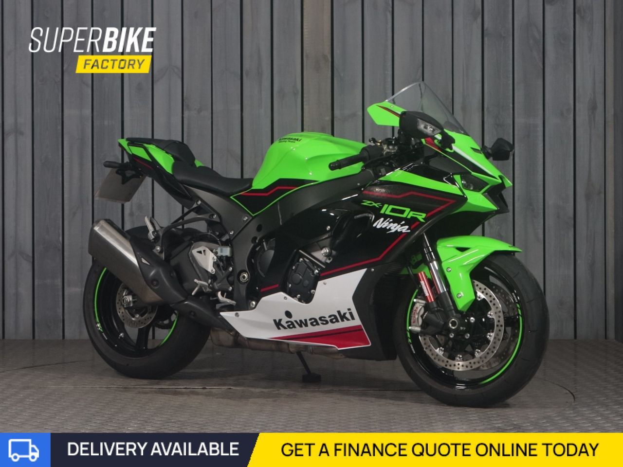 Se 2009 KAWASAKI NINJA ZX-10R GREEN with 27961 miles - Used