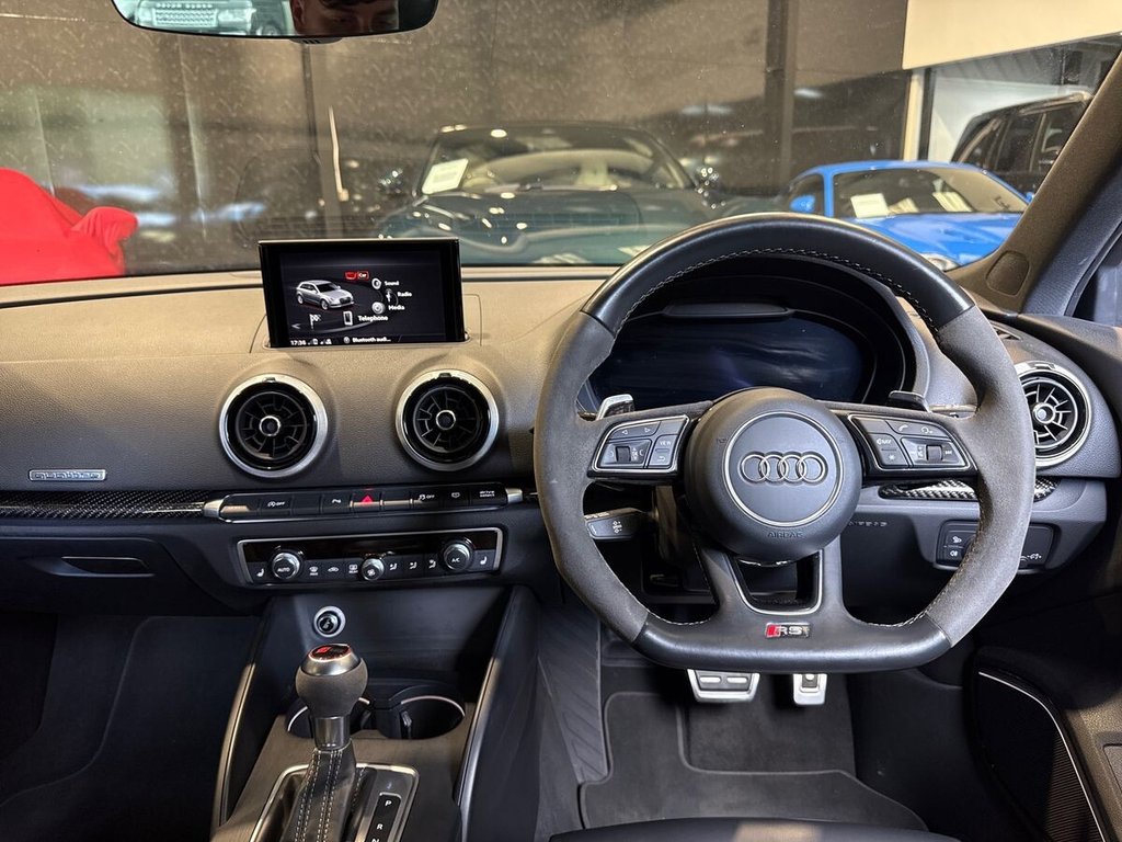 USED 2017 67 AUDI RS3 2.5 TFSI Sportback 5dr Petrol S Tronic quattro Euro 6 (s/s) (400 ps) RS EXHAUST|B&O|MAG RIDE|PPF
