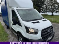 USED 2022 22 FORD TRANSIT 2.0 350 3.5t. L4 Lwb 4.2m Curtainside + or - Tail Lift, Eu 6, Air Con, 130ps A/C, FREE UK Delivery, Finance, P/x
