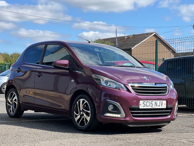 View our Peugeot 108 1.2 VTi PureTech Allure Hatchback 5dr Petrol Manual Euro 5 (82 ps)