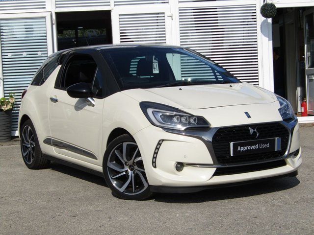 2017 67 DS Automobiles DS 3 1.2 PureTech Parthenon Cream Hatchback 3dr Petrol Manual Euro 6 (s/s) (110 ps)