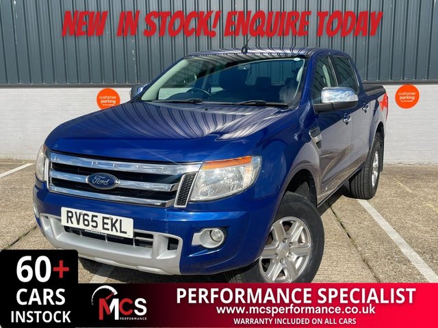 2015 65 FORD RANGER 3.2 TDCi Limited 1 Pickup Double Cab 4dr Diesel Manual 4WD Euro 5 (200 ps) * NO VAT + TOW BAR *