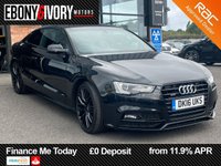 USED 2016 16 AUDI A5 2.0 TDI Black Edition Plus Coupe 2dr Diesel Manual quattro Euro 6 (s/s) (190 ps) Full service history, 2 keys, very well kept