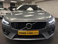 USED 2018 18 VOLVO S90 2.0 D4 R-DESIGN 8 SPEED GEARTRONIC AUTO 4 DR UK DELIVERY FLAT FEE &pound;175 (SUBJECT TO DEAL) *OVER 100 IMAGES ON OUR WEBSITE*BESPOKE FINANCE ARRANGED*PART EXCHANGE WELCOME*ALL VEHICLES HPI CLEAR