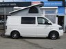 USED 2014 14 VOLKSWAGEN TRANSPORTER CAMPERVAN 2.0 TDI BlueMotion Tech T28 Highline Panel Van 4dr Diesel Manual L1 H1 (189 g/km, 138.08 bhp) Skyline Pop up roof (with double bed), Rock and Roll double Bed (Crash Tested), Twin Hob, Sink, Water Storage, Webasto Fridge with Freeze compartment, Planar Diesel Heater, Side Bars, 240 Hook up with split charger, Leisure battery, 20" Alloys, Side Windows, Roof Mattress, Park Sensors and much more.  Dealer Serviced at 19772 miles, 39184 (inc Haldex)miles, 57691 miles, 74556 miles, 79623 miles (inc Haldex), 81897 miles, 84947 miles, 88598 miles, and at 92372 miles (inc Haldex).