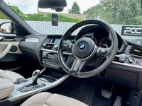 USED 2017 67 BMW X4 3.0 35d M Sport Auto xDrive Euro 6 (s/s) 5dr IVORY LEATHER+X4M STYLING+ULEZ