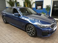 USED 2021 21 BMW 5 SERIES 2.0 520d MHT M Sport Saloon 4dr Diesel Hybrid Steptronic Euro 6 (s/s) (190 ps) SAT NAV HEATED LEATHER SEATS REAR VIEW CAMERA CRUISE CONTROL PARKING SENSORS 1 OWNER EXCELLENT SERVICE HISTORY WARRANTY