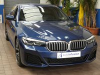 USED 2021 21 BMW 5 SERIES 2.0 520d MHT M Sport Saloon 4dr Diesel Hybrid Steptronic Euro 6 (s/s) (190 ps) SAT NAV HEATED LEATHER SEATS REAR VIEW CAMERA CRUISE CONTROL PARKING SENSORS 1 OWNER EXCELLENT SERVICE HISTORY WARRANTY