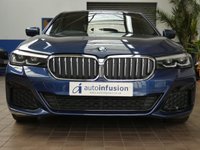 USED 2021 21 BMW 5 SERIES 2.0 520d MHT M Sport Saloon 4dr Diesel Hybrid Steptronic Euro 6 (s/s) (190 ps) SAT NAV HEATED LEATHER SEATS REAR VIEW CAMERA CRUISE CONTROL PARKING SENSORS 1 OWNER EXCELLENT SERVICE HISTORY WARRANTY