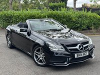 USED 2014 14 MERCEDES-BENZ E-CLASS 2.1 E220 CDI AMG Sport Cabriolet 2dr Diesel G-Tronic+ Euro 5 (s/s) (170 ps) STUNNING+LTHR+NAV+SH+SATNAV+2 KEYS
