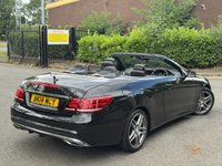 USED 2014 14 MERCEDES-BENZ E-CLASS 2.1 E220 CDI AMG Sport Cabriolet 2dr Diesel G-Tronic+ Euro 5 (s/s) (170 ps) STUNNING+LTHR+NAV+SH+SATNAV+2 KEYS