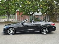 USED 2014 14 MERCEDES-BENZ E-CLASS 2.1 E220 CDI AMG Sport Cabriolet 2dr Diesel G-Tronic+ Euro 5 (s/s) (170 ps) STUNNING+LTHR+NAV+SH+SATNAV+2 KEYS