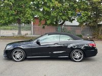 USED 2014 14 MERCEDES-BENZ E-CLASS 2.1 E220 CDI AMG Sport Cabriolet 2dr Diesel G-Tronic+ Euro 5 (s/s) (170 ps) STUNNING+LTHR+NAV+SH+SATNAV+2 KEYS