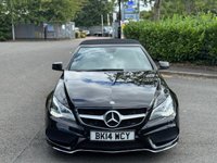 USED 2014 14 MERCEDES-BENZ E-CLASS 2.1 E220 CDI AMG Sport Cabriolet 2dr Diesel G-Tronic+ Euro 5 (s/s) (170 ps) STUNNING+LTHR+NAV+SH+SATNAV+2 KEYS