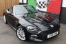 USED 2018 18 FIAT 124 1.4 MultiAir Lusso Plus Convertible 2dr Petrol Euro 6 (140 ps) FULL SERVICE HISTORY RECENT CAMBELT