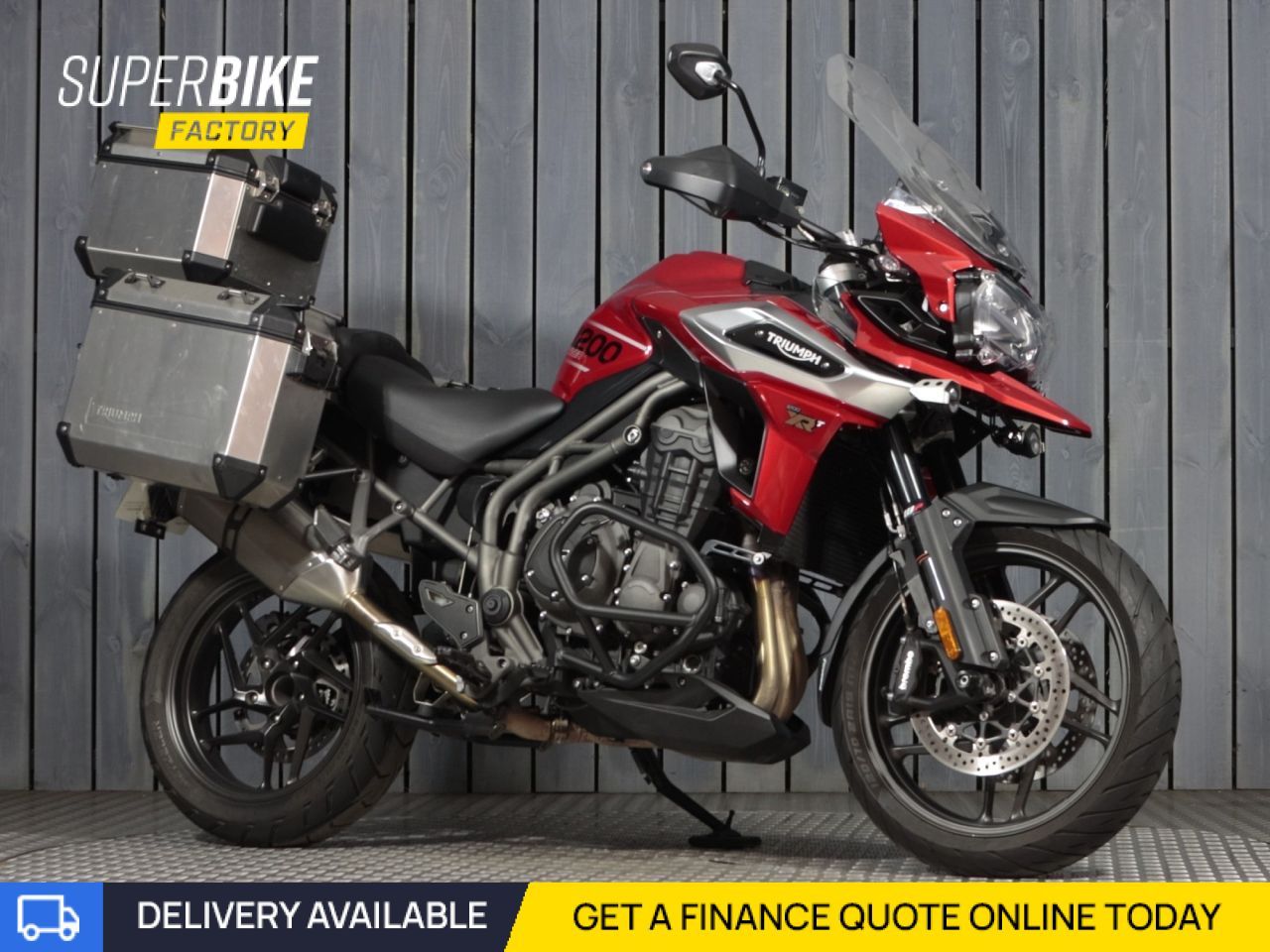 Motorcycle Tiger 1200 Xrt 2021 2021 TRIUMPH TIGER 1200 RED With