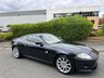 USED 2007 07 JAGUAR XK 4.2 V8 Coupe 2dr Petrol Auto Euro 4 (300 ps)-Great Low Mileage Example-Finished In Ebony Black Metallic With Heated Beige Leather Upholstery-Mfsw-Dual Climate Control-Cruise Control-Satnav-Electric Memory Front Seats-Bluetooth-Walnut Dash-Alpine Sound-Just Superb. 