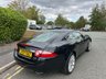 USED 2007 07 JAGUAR XK 4.2 V8 Coupe 2dr Petrol Auto Euro 4 (300 ps)-Great Low Mileage Example-Finished In Ebony Black Metallic With Heated Beige Leather Upholstery-Mfsw-Dual Climate Control-Cruise Control-Satnav-Electric Memory Front Seats-Bluetooth-Walnut Dash-Alpine Sound-Just Superb. 