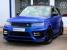 USED 2018 LAND ROVER RANGE ROVER SPORT 3.0 SD V6 HSE LUMMA KIT OPEN PAN ROOF MATT BLUE SAT NAV CAMERA TWO-TONE LEATHER 21