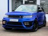 USED 2018 LAND ROVER RANGE ROVER SPORT 3.0 SD V6 HSE LUMMA KIT OPEN PAN ROOF MATT BLUE SAT NAV CAMERA TWO-TONE LEATHER 21