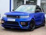 USED 2018 LAND ROVER RANGE ROVER SPORT 3.0 SD V6 HSE LUMMA KIT OPEN PAN ROOF MATT BLUE SAT NAV CAMERA TWO-TONE LEATHER 21