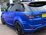 USED 2018 LAND ROVER RANGE ROVER SPORT 3.0 SD V6 HSE LUMMA KIT OPEN PAN ROOF MATT BLUE SAT NAV CAMERA TWO-TONE LEATHER 21
