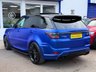 USED 2018 LAND ROVER RANGE ROVER SPORT 3.0 SD V6 HSE LUMMA KIT OPEN PAN ROOF MATT BLUE SAT NAV CAMERA TWO-TONE LEATHER 21