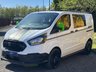 USED 2020 70 FORD TRANSIT CUSTOM 2.0 300 EcoBlue Leader Crew Van Double Cab 5dr Diesel Manual L1 H1 Euro 6 (s/s) (105 ps) Stunning Example Throughout