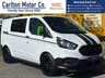 USED 2020 70 FORD TRANSIT CUSTOM 2.0 300 EcoBlue Leader Crew Van Double Cab 5dr Diesel Manual L1 H1 Euro 6 (s/s) (105 ps) Stunning Example Throughout