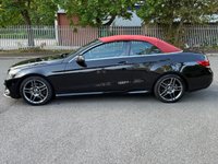 USED 2015 15 MERCEDES-BENZ E-CLASS 2.1 E220 BlueTEC AMG Line Cabriolet 2dr Diesel G-Tronic+ Euro 6 (s/s) (177 ps) STUNNING+SH+LTHR+NAV+2 KEYS+1 FK+