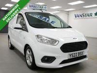 USED 2022 22 FORD TRANSIT COURIER 1.5 TDCI 100 BHP LIMITED 6 SPEED ( FACTORY SAT NAV ) 1 OWNER | FACTORY SAT NAV  | AIR CON